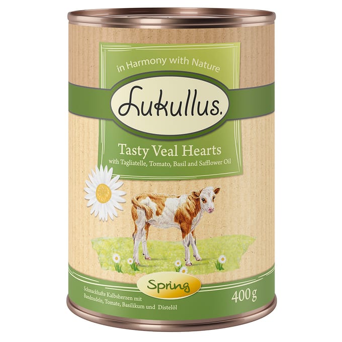 Lukullus Lente-Menu: Fijn Kalfsvleeshart - 6 x 400 g