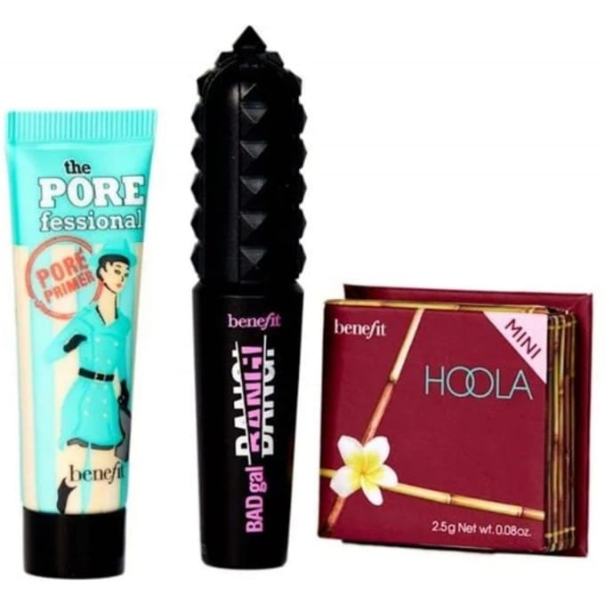 Benefit Icons Makeup Set 14 g - The Porefessional Primer 7,5 ml / BADGal Bang! Mascara 4 g / Hoola Bronzer 2,5 g