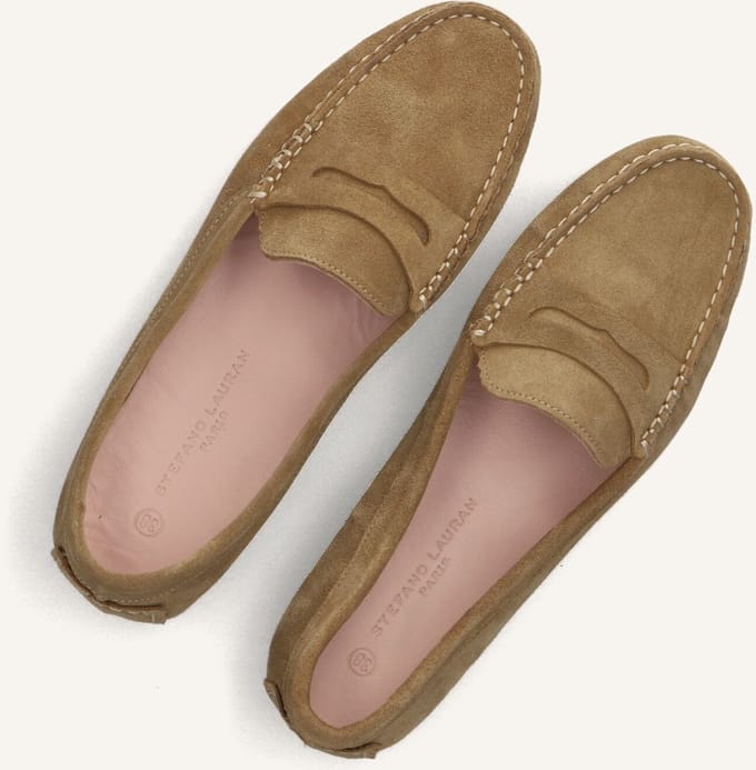 STEFANO LAURAN 11634 Mocassins Dames - Instappers - Camel - Maat 40