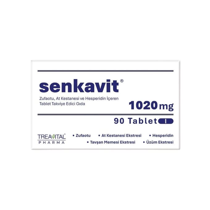 4 Senkavit Hysope, Marron d'Inde, Hespéridine 90 Comprimés 1 PC