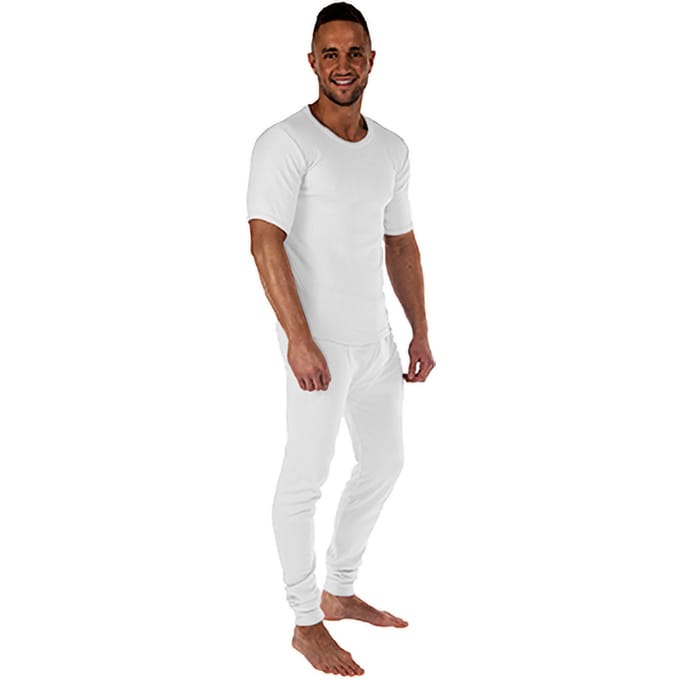 Regatta Heren thermisch ondergoed Long Johns (Wit)