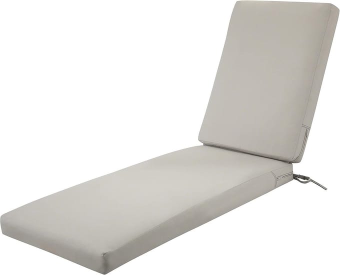 Waterdichte Lounge Kussen voor Patio 182 x 50 x 70 cm – Mushroom