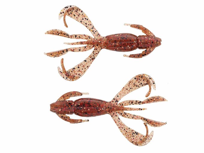 Keitech Crazy Flapper 2 Inch Ebimiso Red Copper 5cm Ebimiso Red Copper