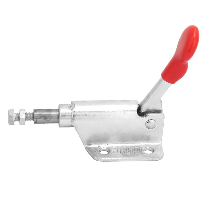 Fer Galvanisé 10mm Plage Pousser-Tirer Libération Rapide Pince à Bascule Capacité 60kg white