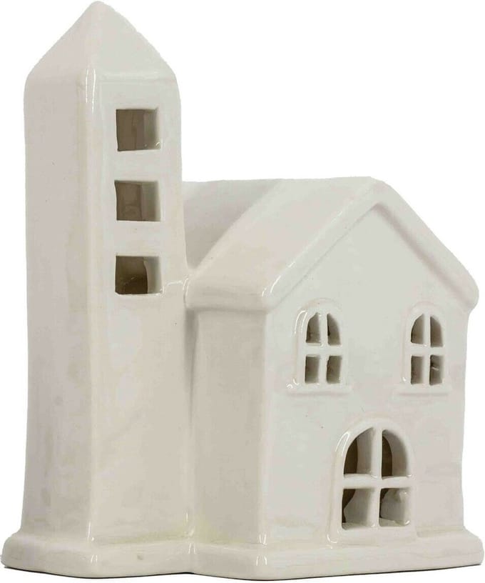 Kerk keramiek met LED
