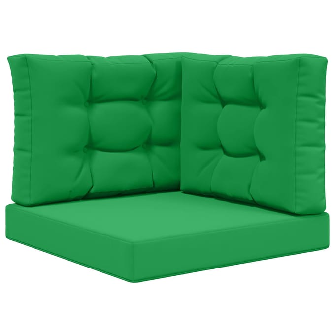 vidaXL - Buitenbankkussen - Polyester - Groen - 60 - x - 60 - cm