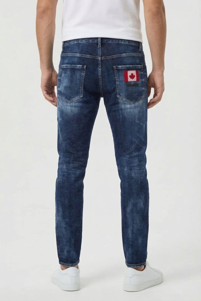 Dsquared2 Jeans 5 Pockets Blue Größe: 44 | Slim Jeans Outlet | Herren | Blau