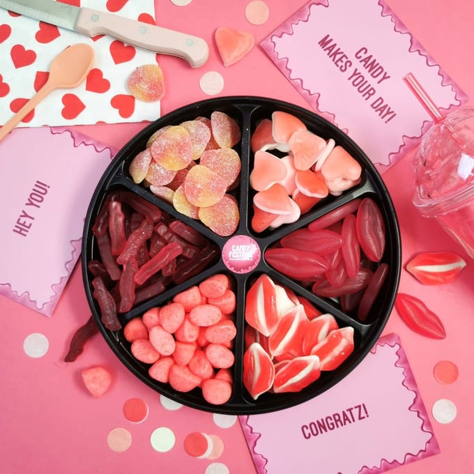 Love You Platter | Liefde | cadeau | verliefd | snoep |