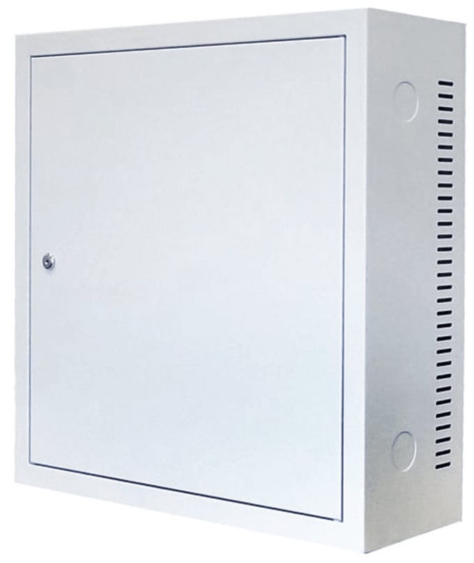 DSIT 3U wandkast met metalen deur 185mm diep wit - serverbehuizing - serverrack - serverkast - 19 inch