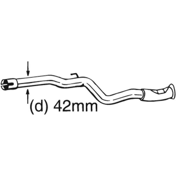 Reparatie pijp, katalysator BOSAL 889-159