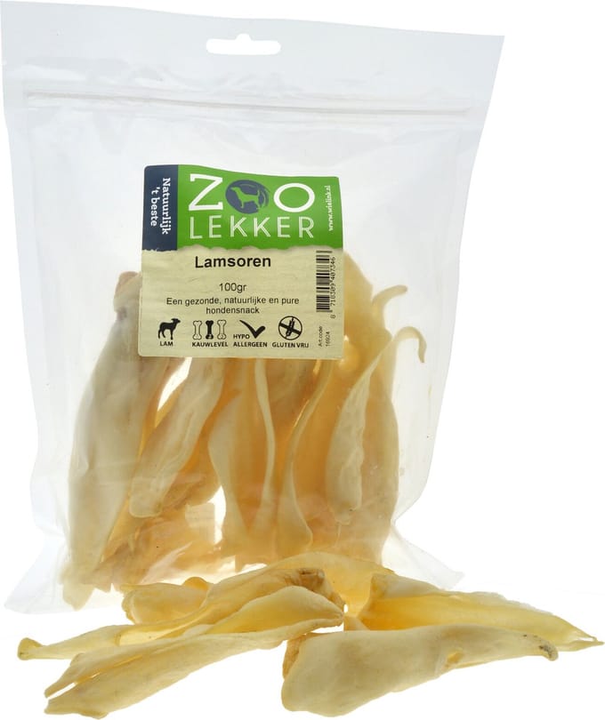 ZooLekker lamsoren 5kg - lamsoor - natuurlijke hondensnacks - lam