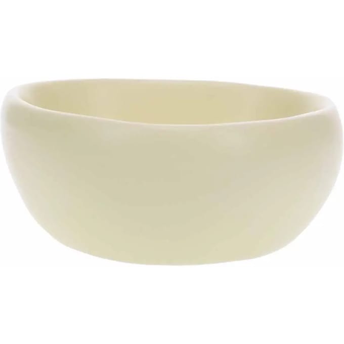 Duvo+ Eetkom Stone Triangle Bull'S Eye Geel/Groen L - 480ml - 16x16x7cm