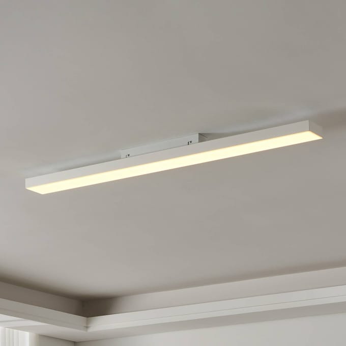 EGLO connect.z Turcona-Z Smart Plafondlamp - 120 cm - Wit - Instelbaar RGB & wit licht - Dimbaar - Zigbee