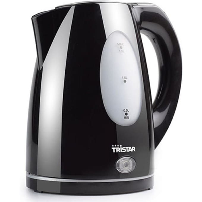 Tristar zwarte elektrische waterkoker WK-1335 1 5 L