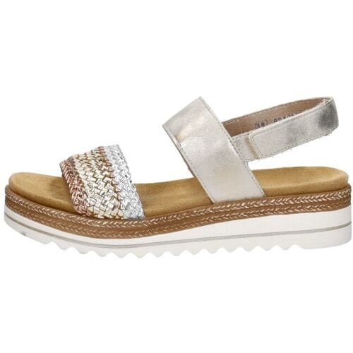 Remonte Leren Dames Sandalen - Goud - 42
