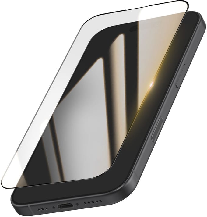 Tactical, Screenprotector geschikt voor iPhone 17 - Tempered Glass & Anti-Shock, Transparant zwart