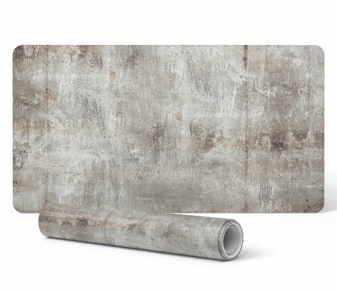 Antislip bureaumat met een ruw muurstructuurpatroon, 90x45 cm