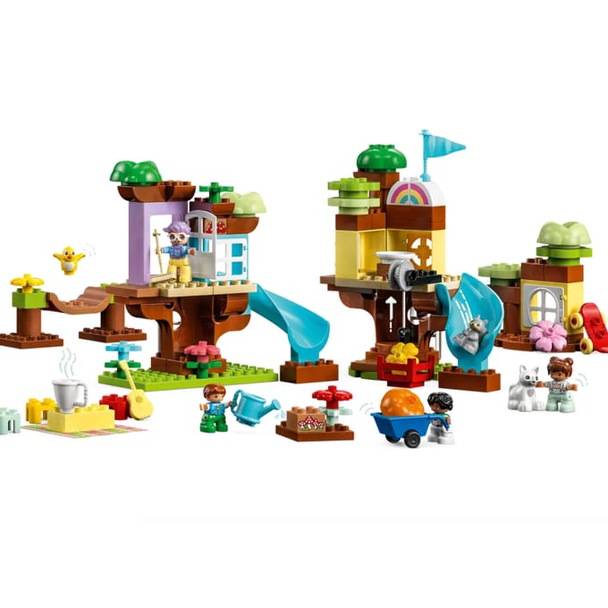LEGO 10993 DUPLO 3in1 Boomhut Peuterspeelgoed Stenen Set met Dieren Figuren