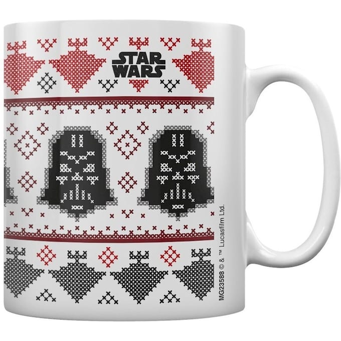Star Wars Darth Vader Kerstmok (Wit/zwart/rood)