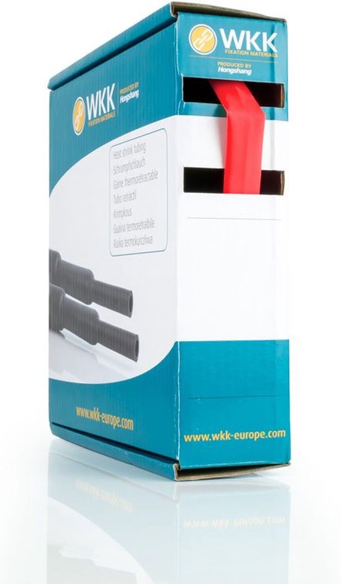 WKK krimpkous dunwandig Ø12.7/4mm (3:1) 5 meter rood (21321040215)
