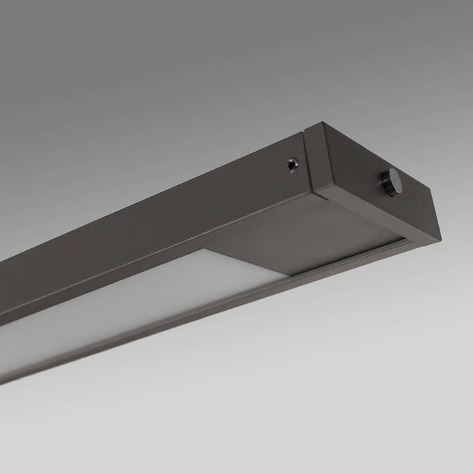 FISCHER & HONSEL LED hanglamp Marlo, grijs, lengte 120 cm, CCT, touchdimmer
