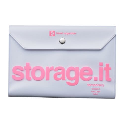 Mark's inc. paspoort tasje, wit
