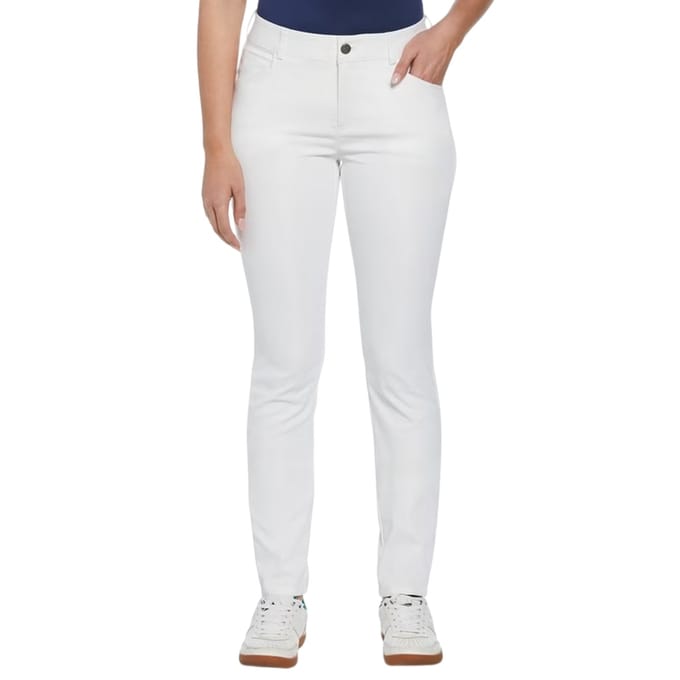 Original Penguin Dames Veronica Slim Golfbroek (Heldere Wit)