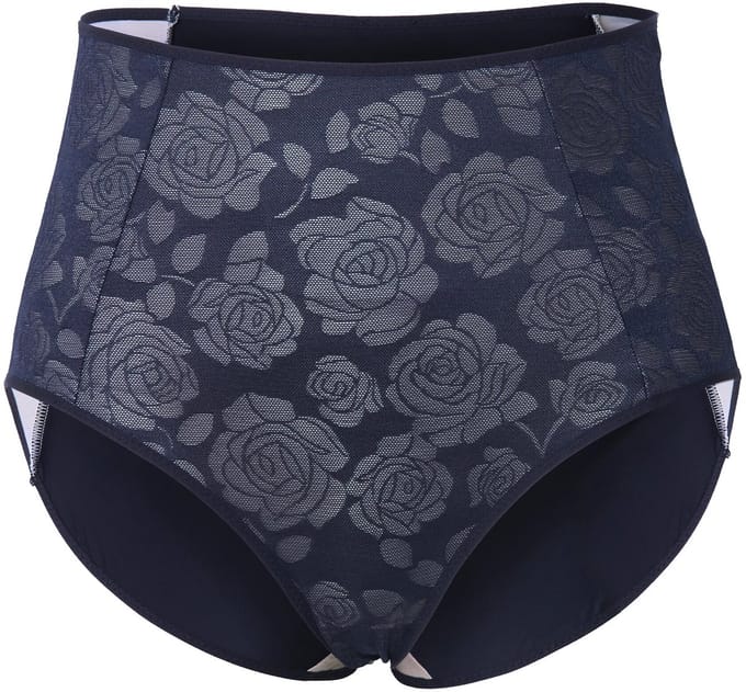 TruYou - Dames - TRUYOU maxislip kant microvezels - Zwart - Maat 58+