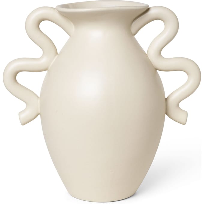 Ferm Living - Verso - Tafelvaas - Geglazuurd steengoed - Beige