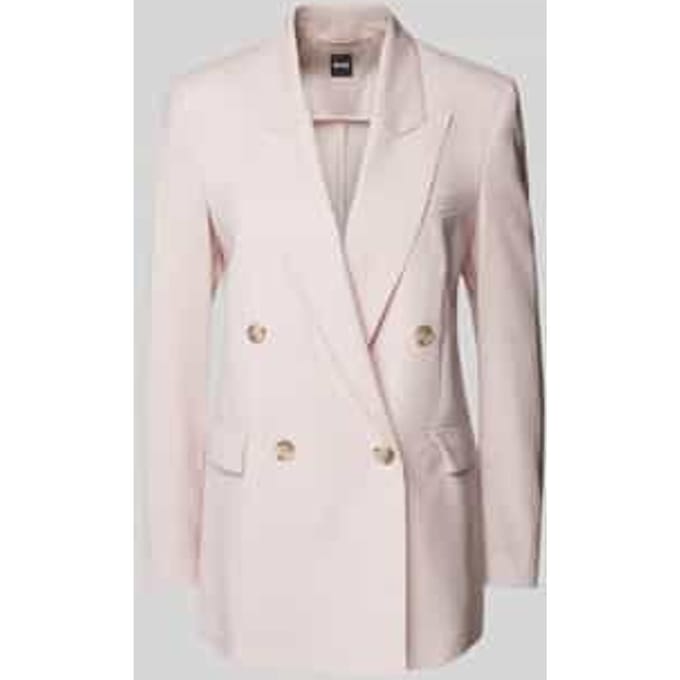 Blazer met paspelzak op de borst