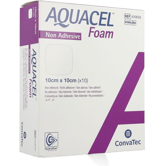 Aquacel Foam Non Adhesief 10x10cm 10