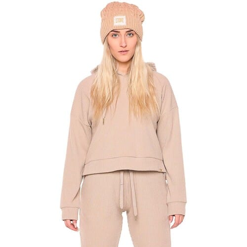 Capuchon sweaters Leone 1947 Woman Rib Hoody Relaxed