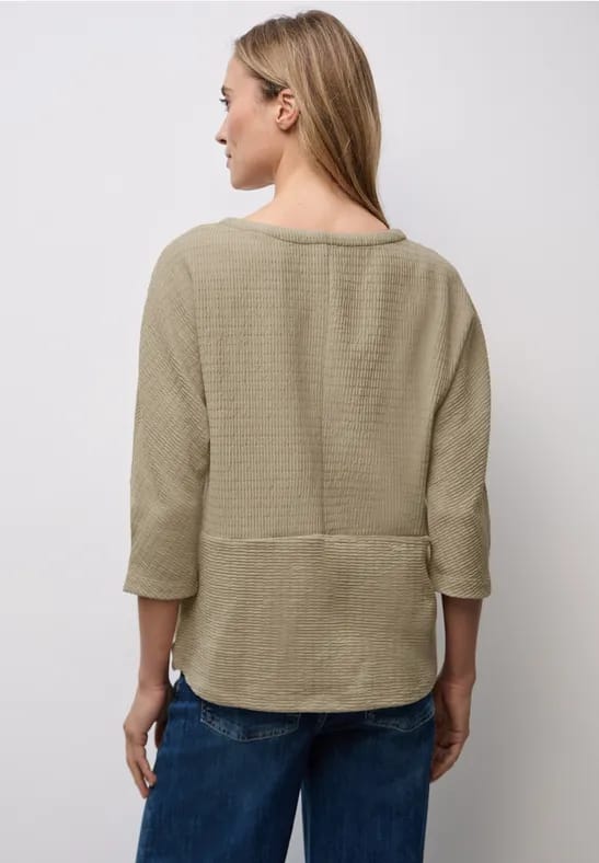 Shirt met structuur