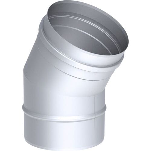 GGM Gastro Winkelrohr - 30° starr - in Edelstahl - Ø 450 mm Zilver