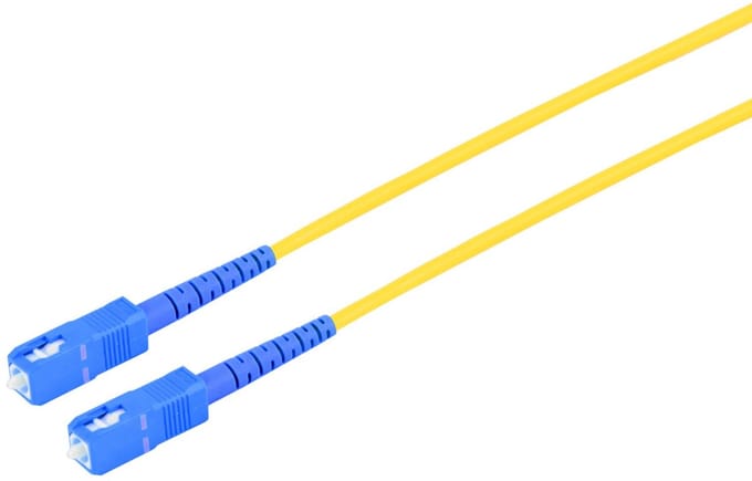 LWL SX Patchkabel SC/SC UPC 9/125µ, OS2 gelb, 5m