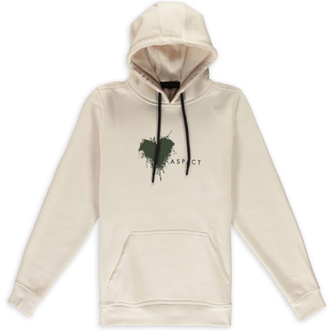 Aspact Heart Hoodie Sand Größe: L | Kaputzenpullis Outlet | Unisex | Braun
