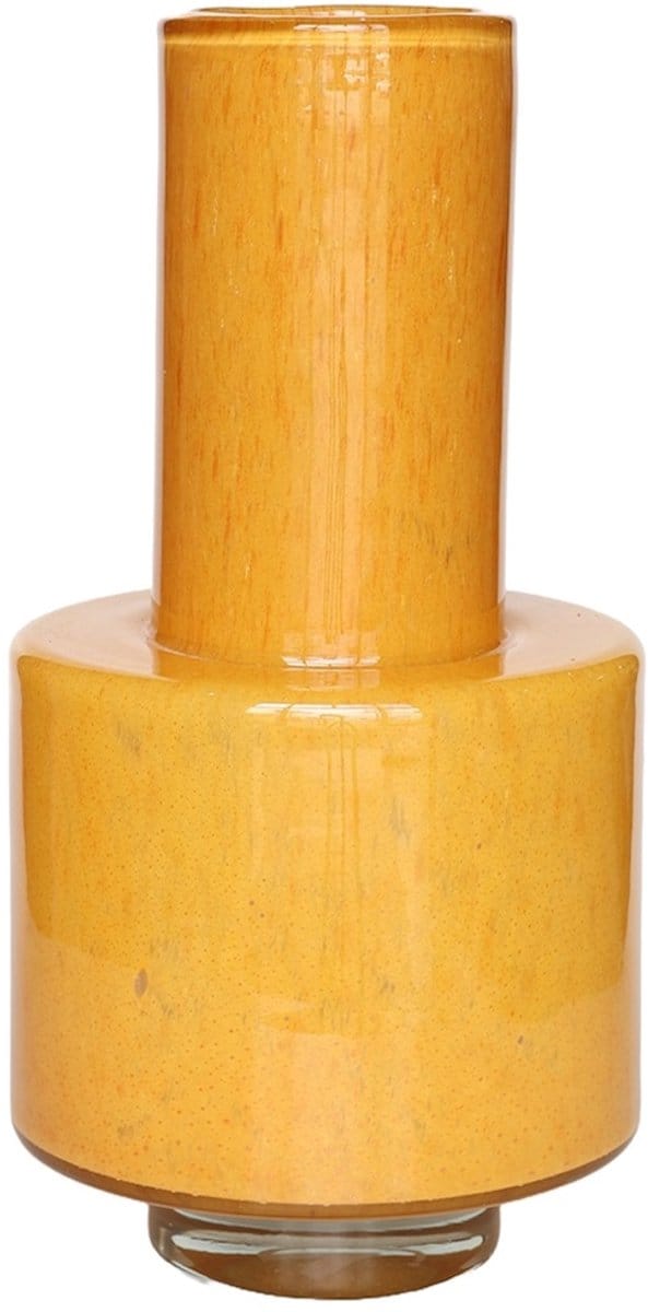 Vaas Volta Elite | Geel - Yellow | Mondgeblazen glas | Ø19 x H36 cm
