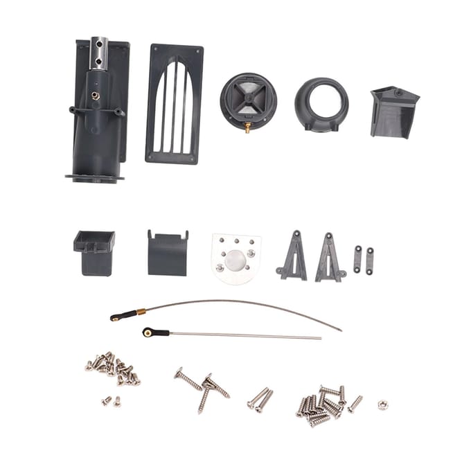 26mm RC Boot Thruster Jetpomp Boot Waterduwer Waterthruster met Groot Kaliber voor RC Jet Aandrijving gray