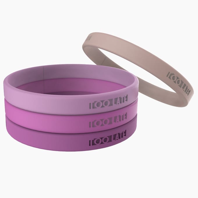 TOO LATE Armbandjes Fuchsia Polsmaat M