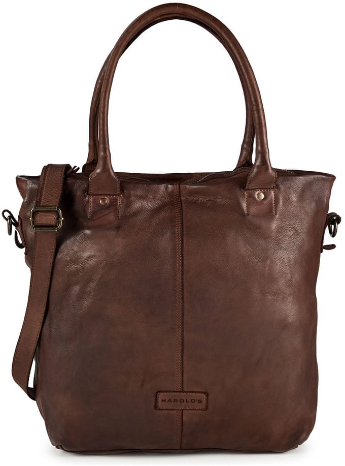 Harold's Submarine Schoudertas Leer 34 cm - Dames - braun