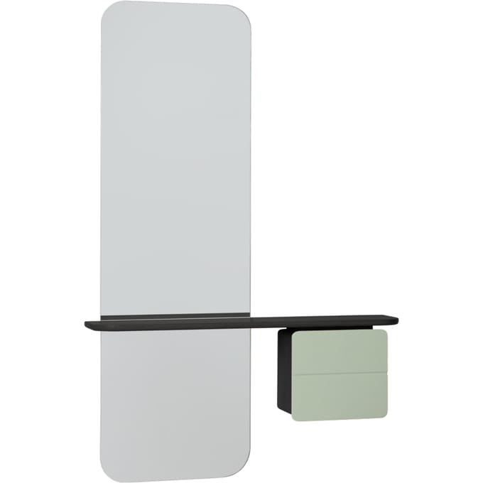 UMAGE One More Look spiegel - olive - Eiken zwart