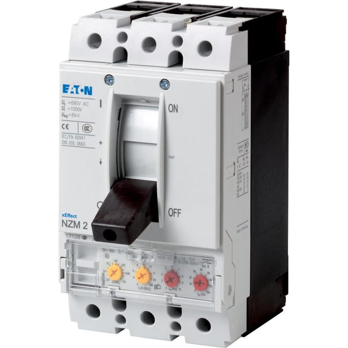 Eaton NZM2 Stroomonderbreker 3P 100A Box Terminals Selectiviteit Beveiliging - 147390