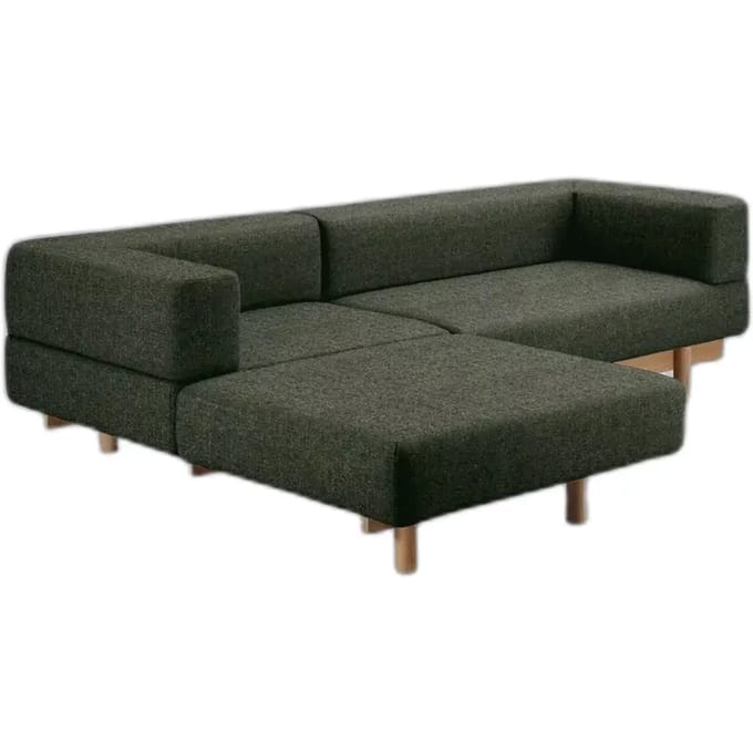 L-bank met chaise longue aan de linkerzijde Emko Alchemist