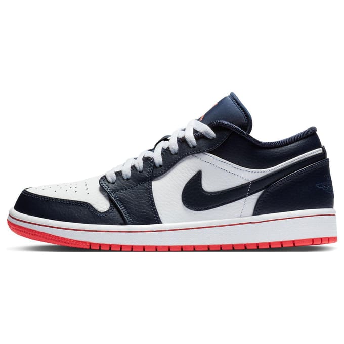 JORDAN 1 Low Obsidian Ember Glow 553558-481 42.5 white