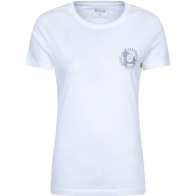 Mountain Warehouse Dames/Dames Londen T-Shirt met korte mouwen (Wit)
