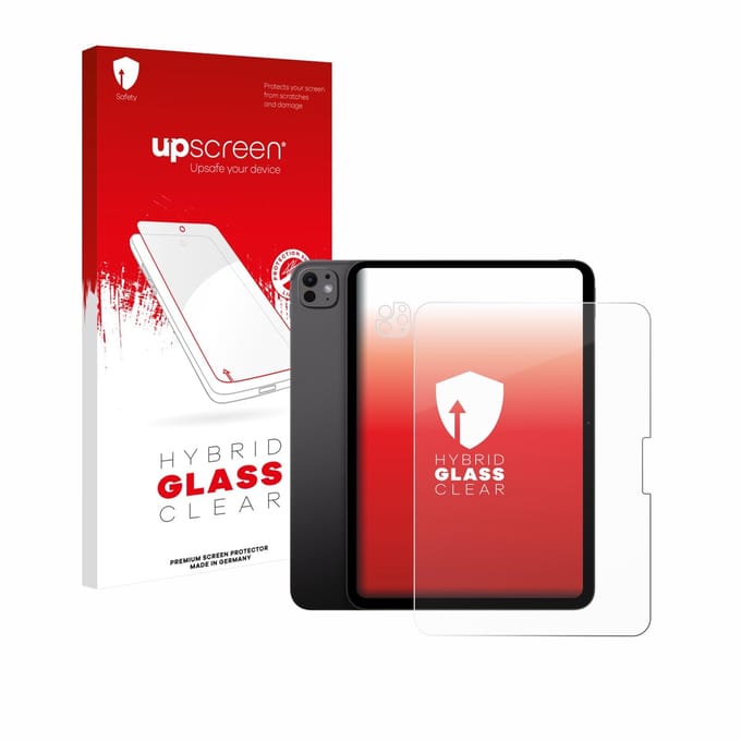 upscreen - Screenprotector voor Apple iPad Pro 11" 2025 (Voor+Camera) - Folie Beschermfolie Beschermglas transparant