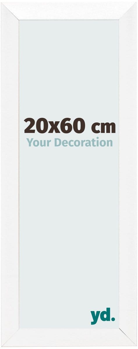 Your Decoration - Fotolijst 20x60 cm - MDF - Wit Hoogglans - Pisa