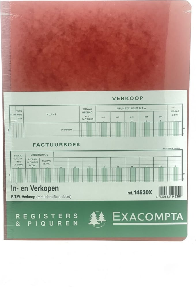 Exacompta In- en Verkopen Boek 32 x 24.5 cm - Nederlandstalig