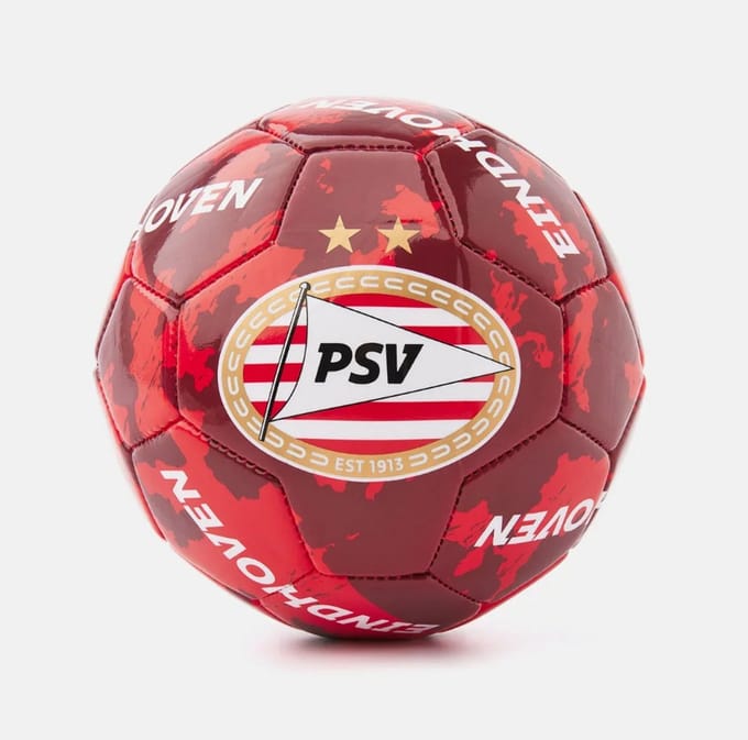 PSV Skillbal Eindhoven Rood Maat 2 - PSV bal - 13 cm