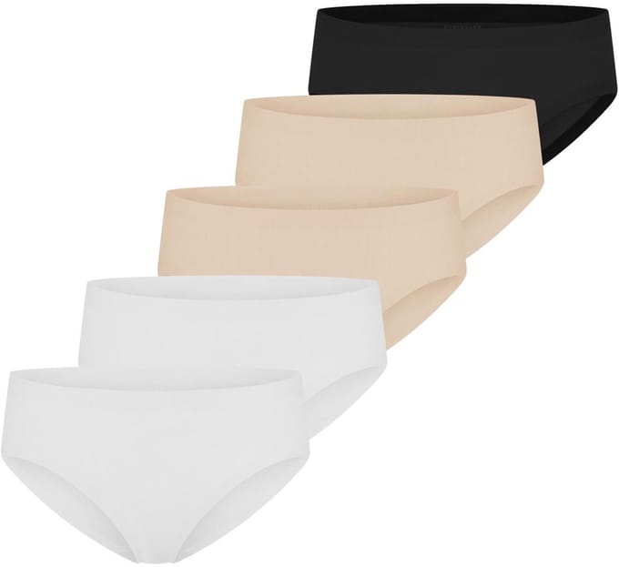 Schiesser Dames slip / onderbroek 5 pack Invisible Cotton